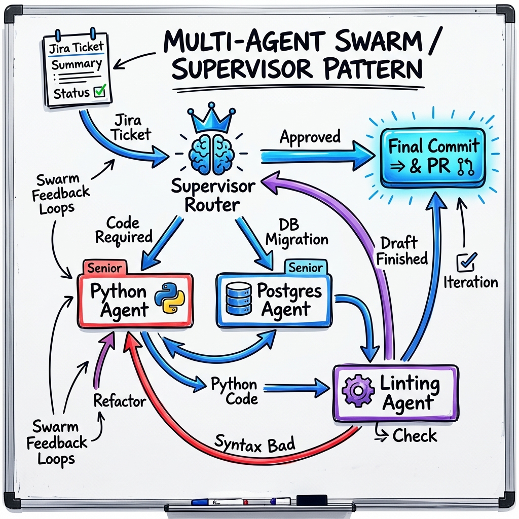 Multi-Agent Supervisor Swarm Pattern